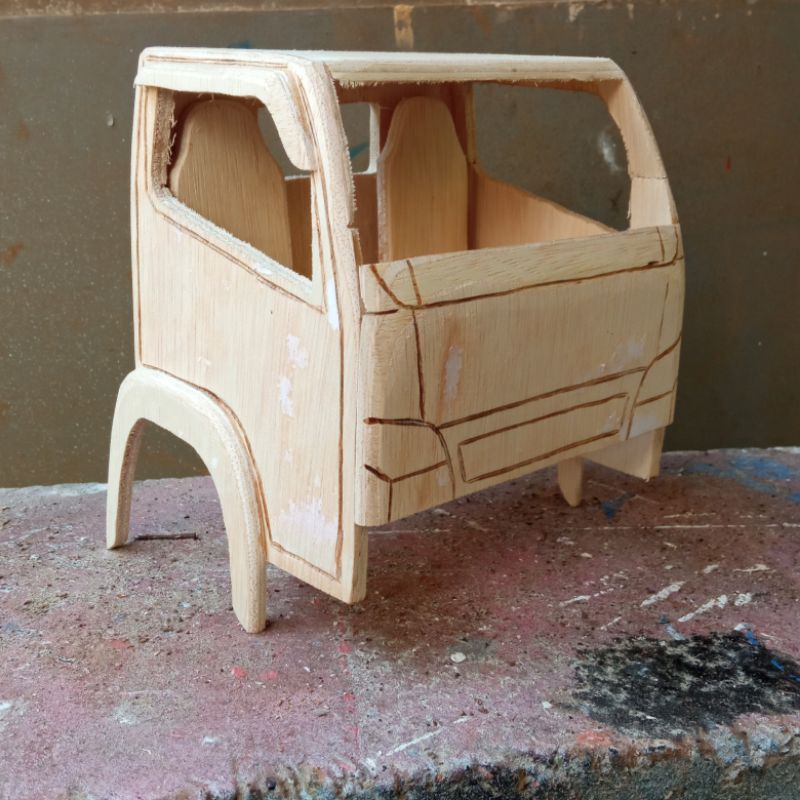 READY KABIN CANTER MINIATUR TRUK OLENG SKALA 14 • SR CONCEPT
