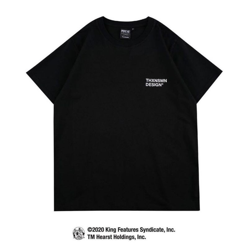 THANKSINSOMNIA X POPEYE Black 16 T-Shirt UNISEX