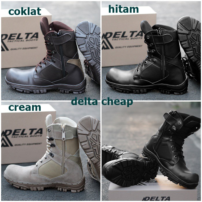 SEPATU PRIA BOOTS SAFETY DELTA CHEAP TINGGI 8 INCI