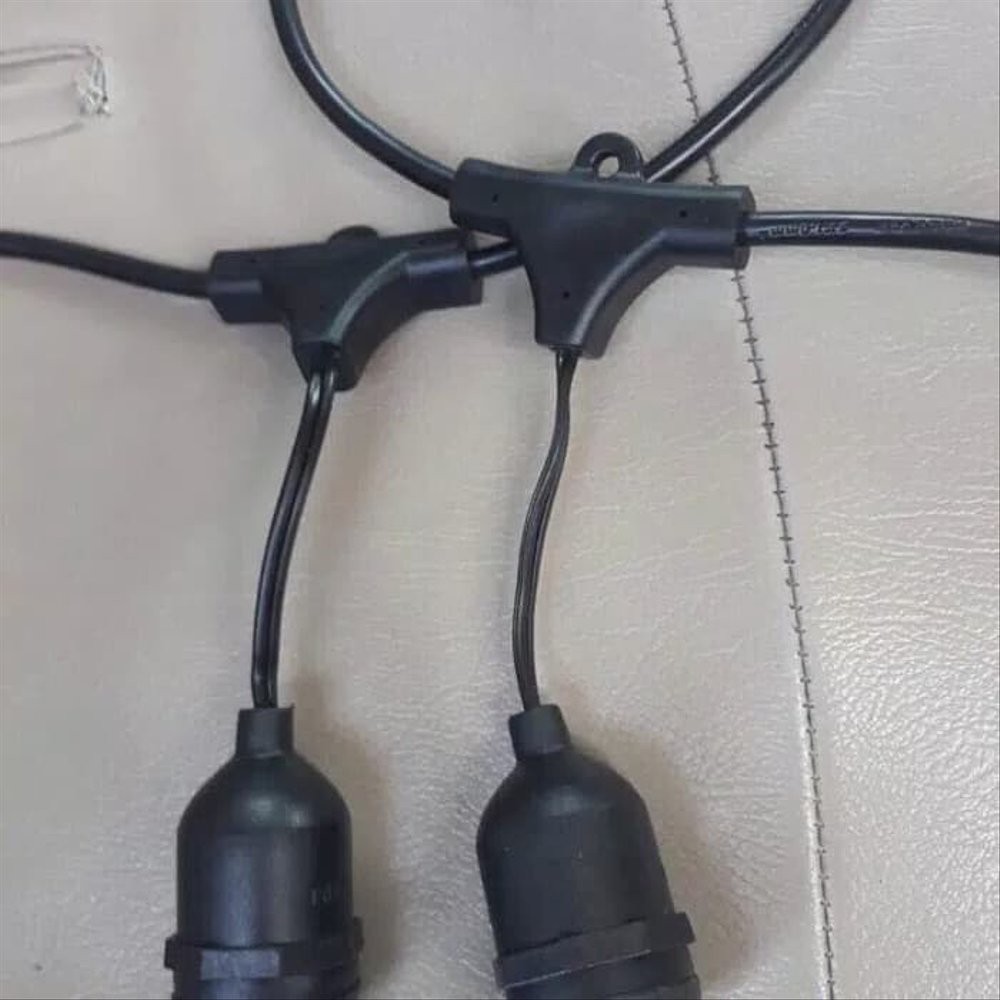 Kabel lampu gantung 5 meter 10 fiting kabel lampu gantung led lampu cafe outdoor 5m 5meter Murah