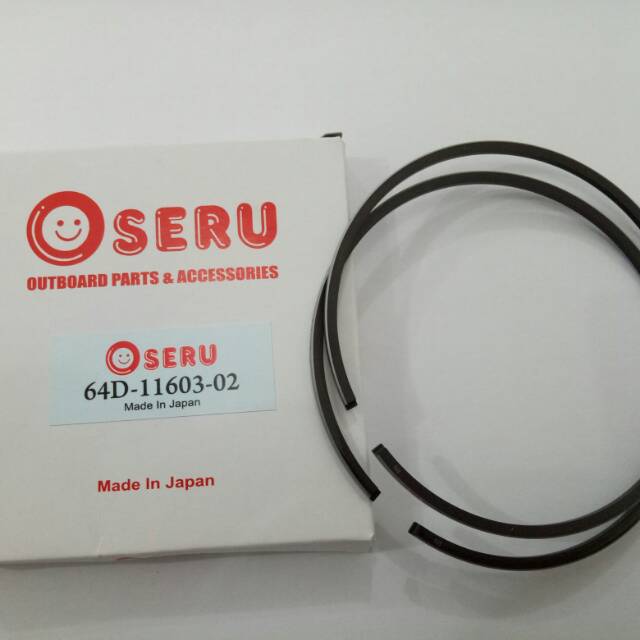 SUKU CADANG MESIN TEMPEL / RING PISTON STD 200HP JPN  (64D-11603-02)