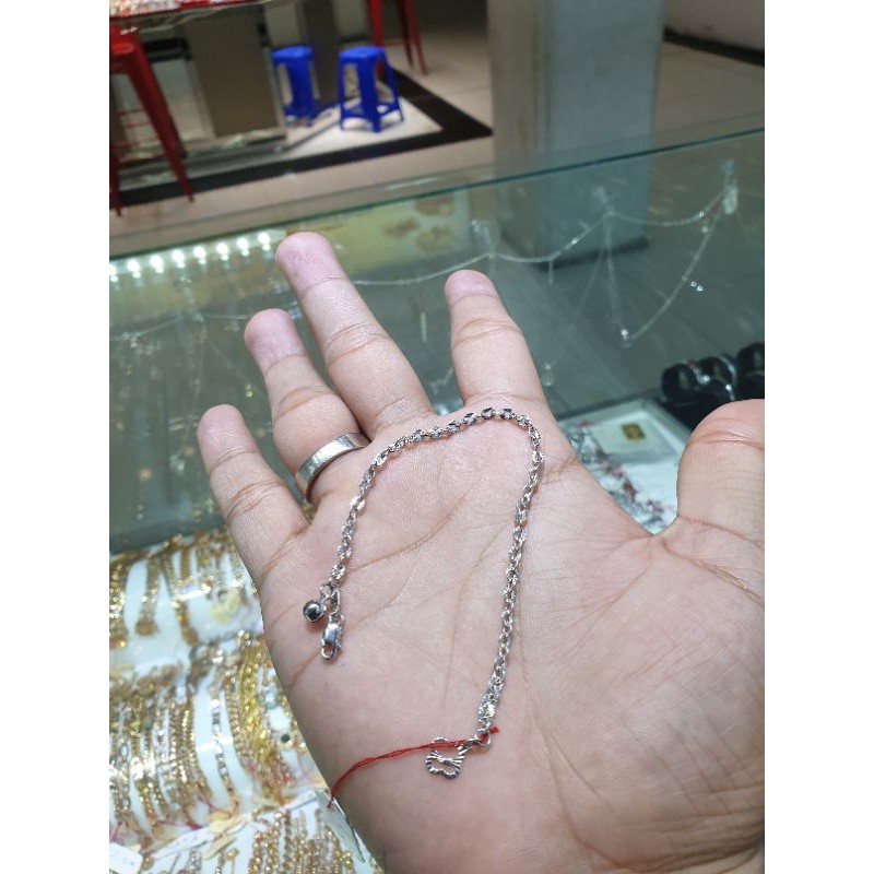 gelang emas 375 nori ukir kancing kait