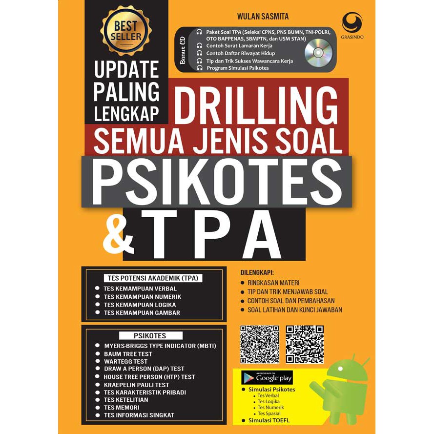 Jual Update Paling Lengkap Drilling Semua Jenis Soal Psikotes & TPA ...