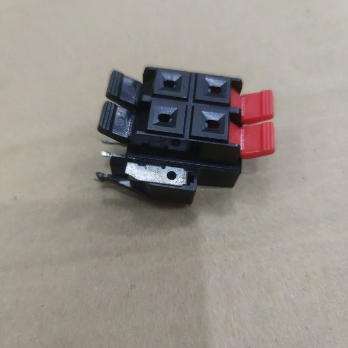 Terminal Speaker 4pin jepit kotak / Terminal speaker 4 pin jepit