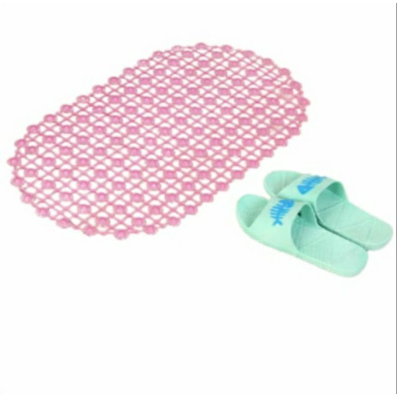 Keset Silicone Anti Selip Alas Kaki Kamar Mandi Transparan