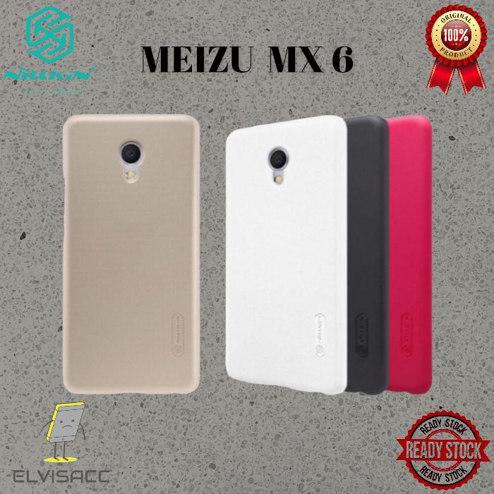 ,EUZI MX6 NILLKIN HARDCAASE FROSTED SHIELD ORIGINAL MEIZU MX 6