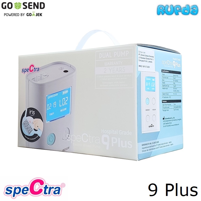 Spectra 9 Plus Advanced 9+ Double Pump Rechargeable