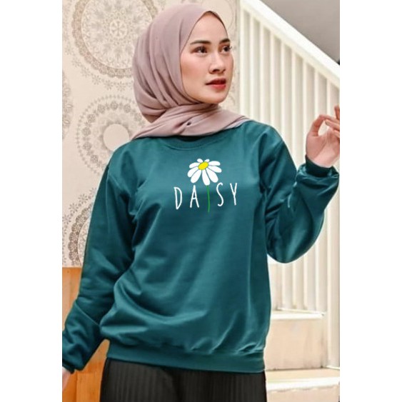 Kaos Lengan Panjang daisy baru / Kaos Sweatshirt / Atasan Wanita / Atasan Wanita Lengan Panjang