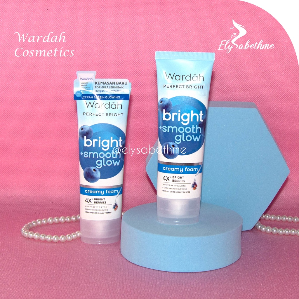 ✿ELYSABETHME✿ 🅆 🄰 🅁 🄳 🄰 🄷 wardah beauty PERFECT BRIGHT face wash sabun cuci muka facial washing  skincare halal