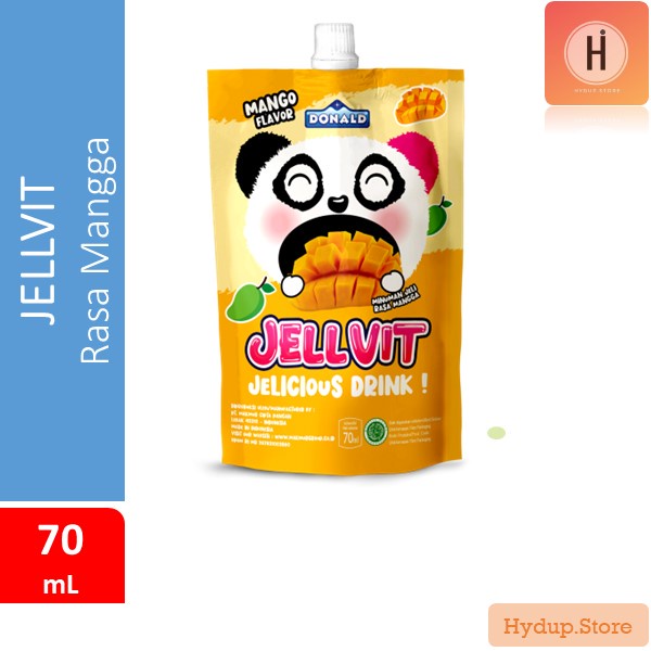 

Donald Jellvit Minuman Jeli Rasa Mangga kemasan 70 ml