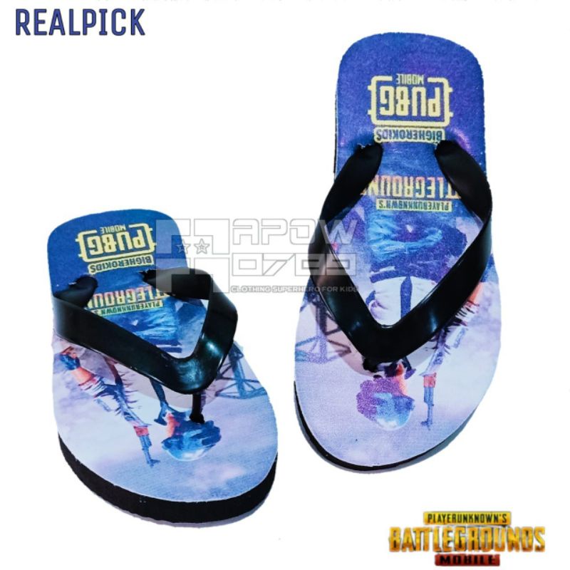 Sandal spon anak karakter kartun