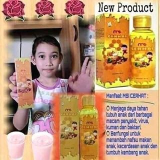 MSI CERHAT Madu Penambah Nafsu Makan Anak, Kecerdasan Otak Peninggi Badan
