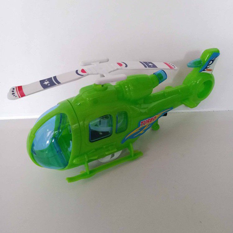 Mainan Kendaraan Heli Turbo Lampu Multiwarna