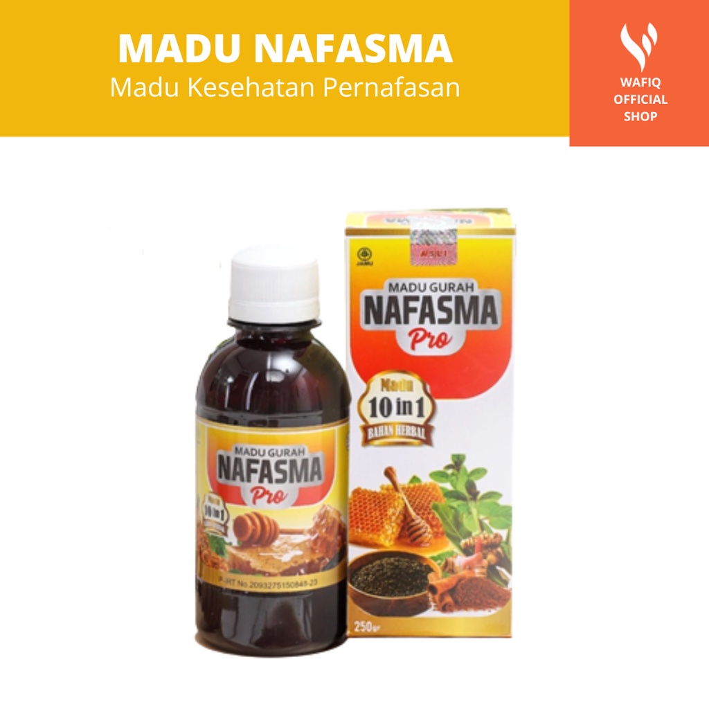 Original Madu Gurah Fit Nafasma Pro Sesak Nafas, Obat Asma, Batuk Kronis, TBC, Bronkitis Melegakan