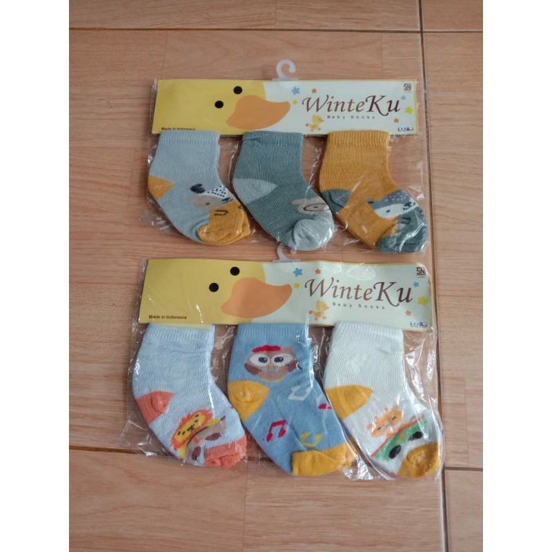 Kaos Kaki bayi Winteku  / bayi socks 0-12 Months