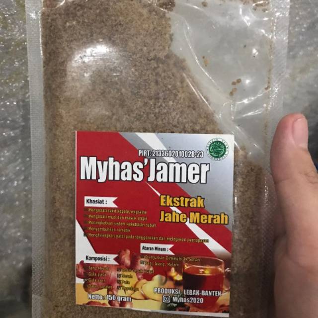 

Myhas Jamer [Ekstrak Jahe Merah]