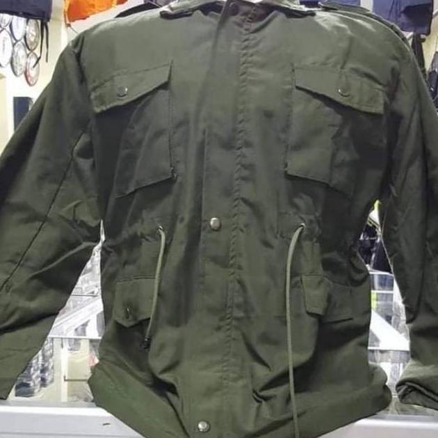 Jaket AR Exclusive Bolak Balik Hitam Brimob / Hijau TNI