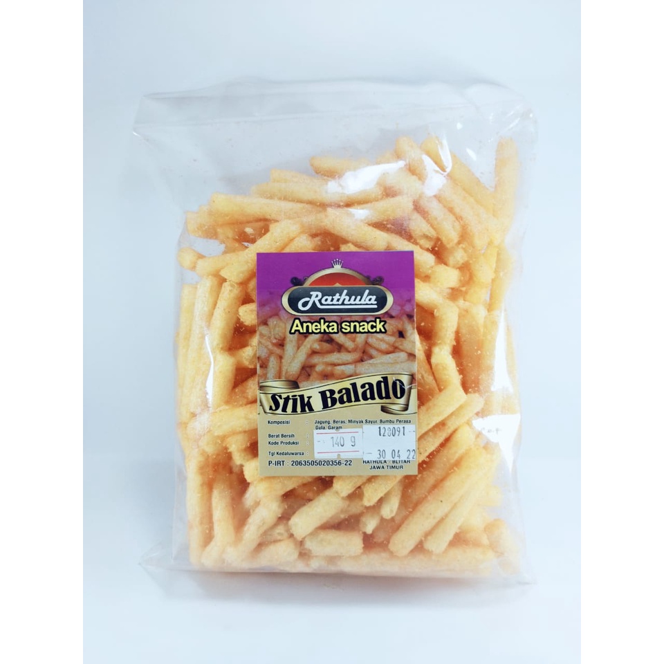 

kotakoi_mart Camilan Stik Balado Pedas Gurih Renyah 140 gram Murah Meriah