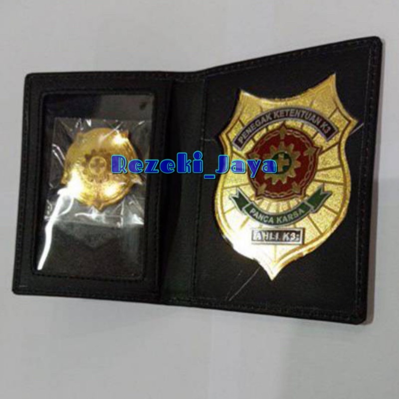 

Dompet Lencana Pin Name Tag Ahli Keselamatan Kerja Penegak Ketentuan K3
