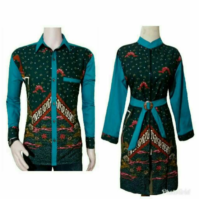 COUPLE KEMEJA BATIK TUNIK BATIK ATASAN BATIK GROSIR BATIK KATUN PRIMIS