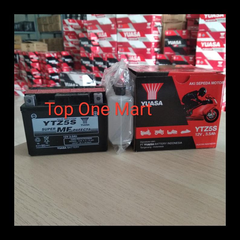 Update Aki Motor Yuasa Ytz5S Aki Kering Yuasa Ytz5S Termurah