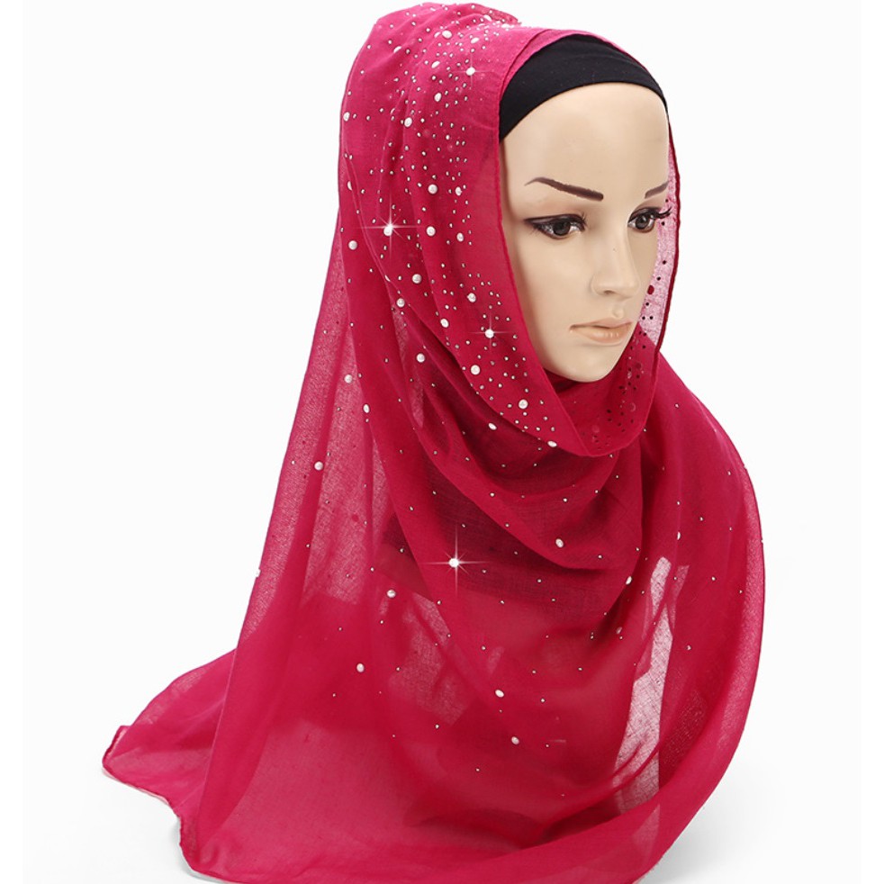 Hijab Mewah MS53 Katun TR Arabian shawl / Pashmina / jilbab Kerudung Muslim Fashion Scarf