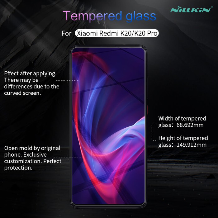 Xiaomi Redmi K20, K20 Pro Tempered Glass NILLKIN AMAZING H+ Pro
