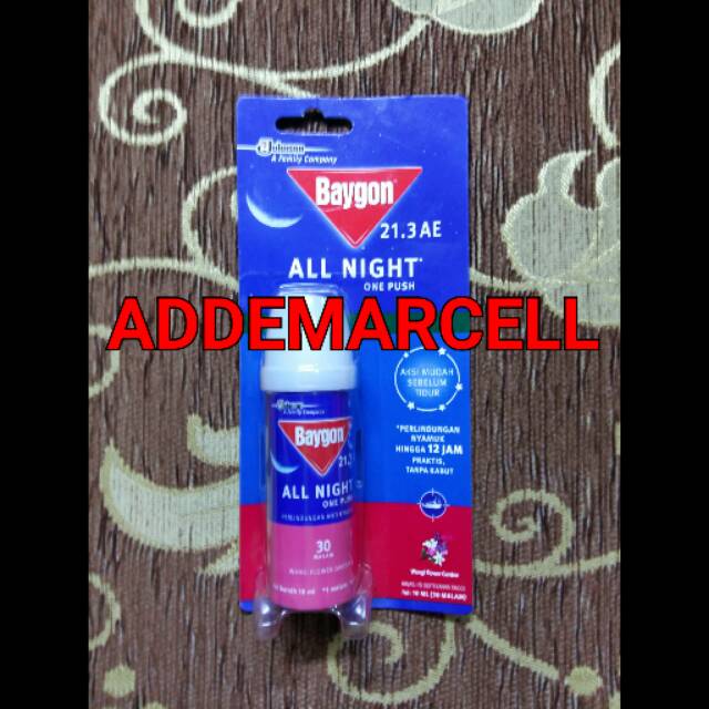 BAYGON ALL NIGHT ONE PUSH