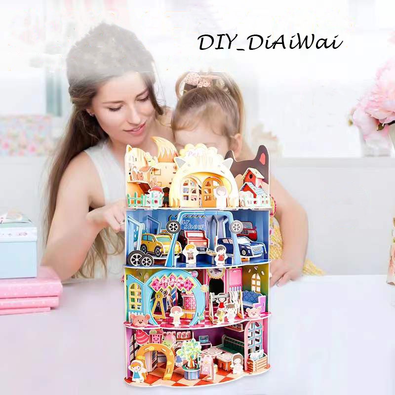 PUZZLE 3D FOAM ukuran Besar STORE  / Mainan Edukasi Anak Puzzle 3D