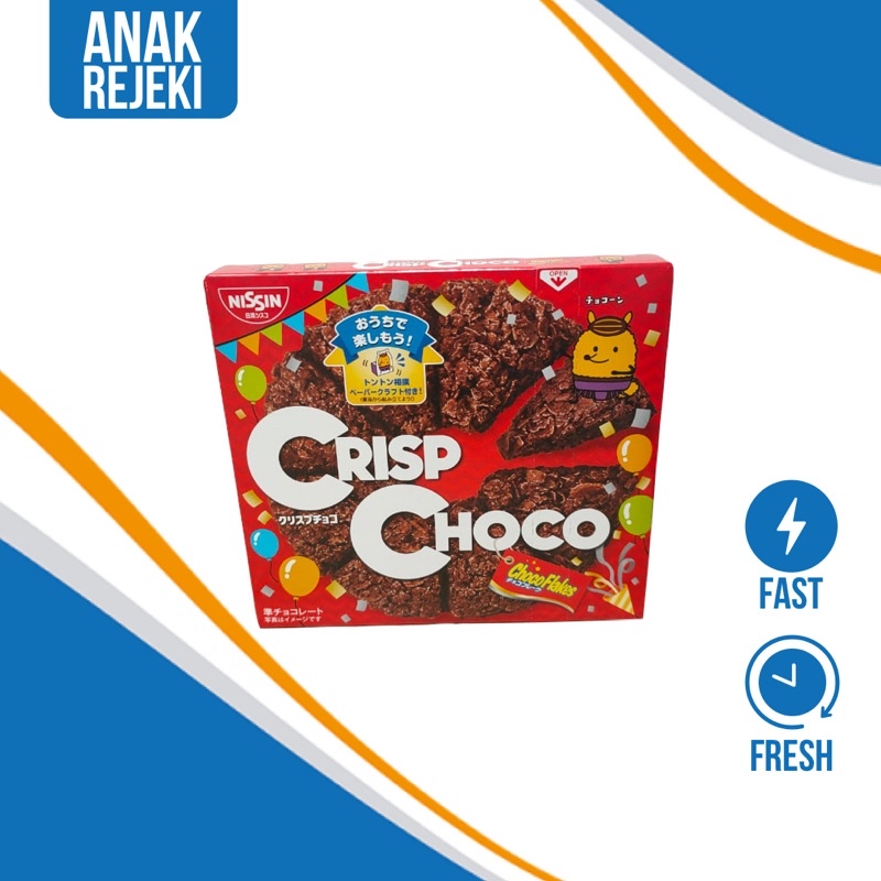 

Choco crisp Choco milk - nissin crisp choco flakes biscuit premium jepang