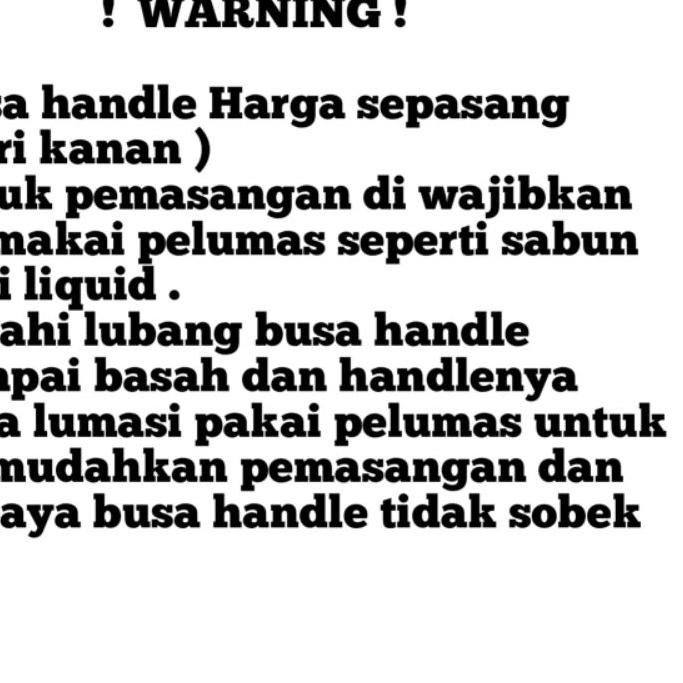 ♥MURAH LEBAY♥ Busa handle ototrend foam handle busa handle babylook  rem depan Rem tangan banyak pil