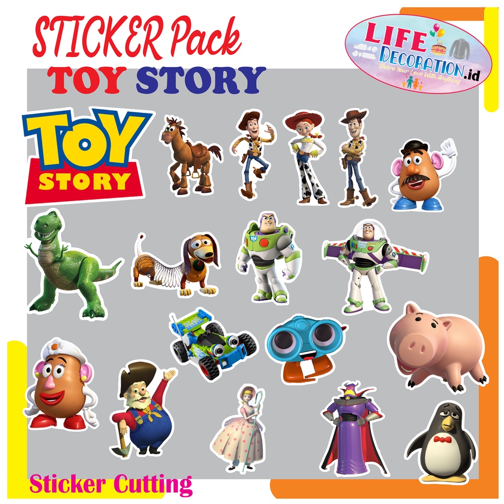 

STIKER TOY STORY 2 / STICKER PACK TOY STORY 2