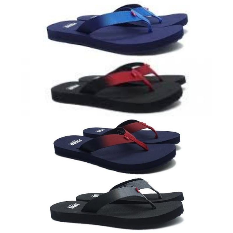 Sandal Piero Pico Vista - Navy Black Red Grey Original