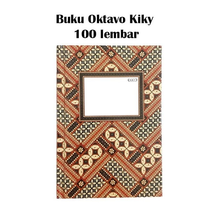 

Buku Hard Cover Oktavo 100 Lembar Kiky