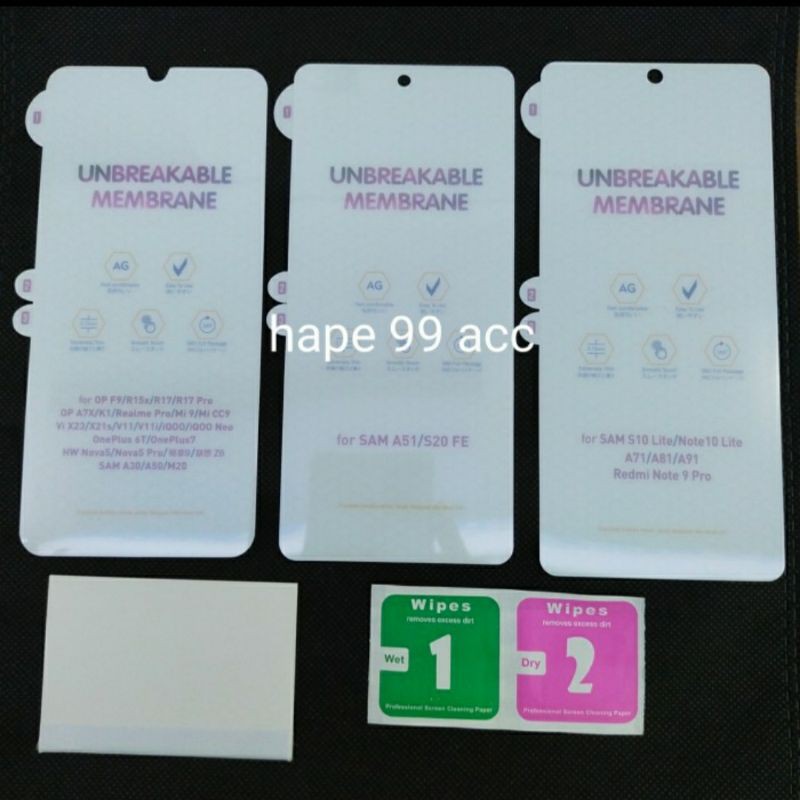 Samsung A32 4G A52 A52s 5G A72 anti gores hydrogel matte screen protector