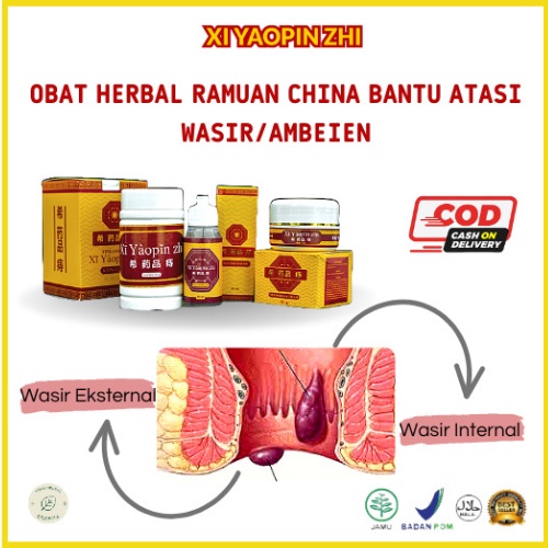 Paket XI YAOPIN ZHI Salep Kapsul Oil Untuk Mengobati Wasir Ambeien Ambeyen 100% Herbal Alami Sudah BPOM Tidak Menimbulkan Ketergantungan COD