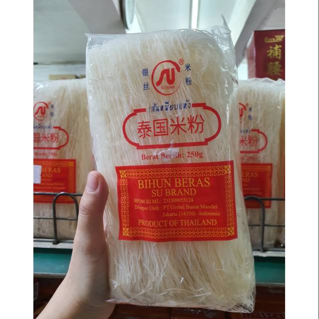 

Bihun beras SU BRAND 250gr