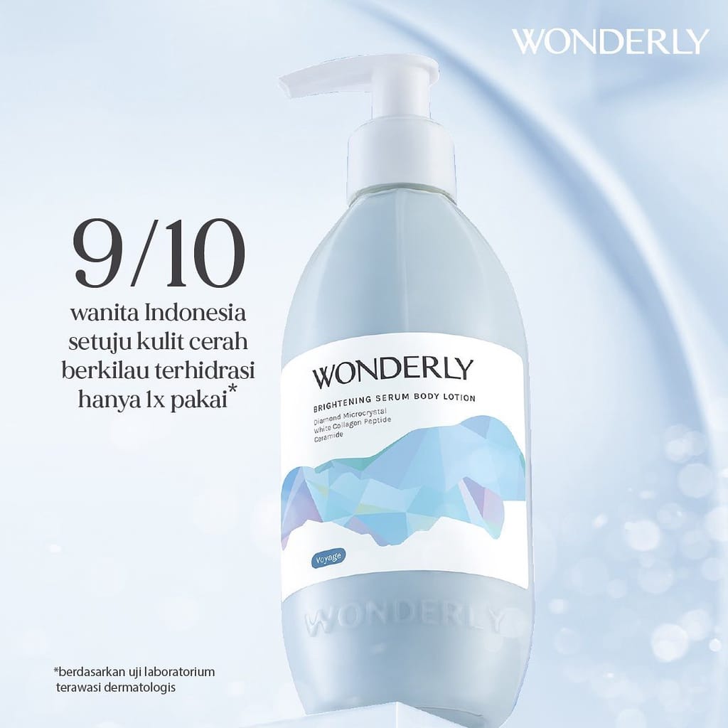 WONDERLY Brightening Serum Body lotion Fearless / Lotion Pemutih Badan