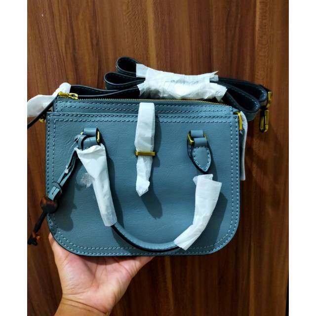 Tas Fossil Original - Fossil Ryder Mini Satchel Chambray