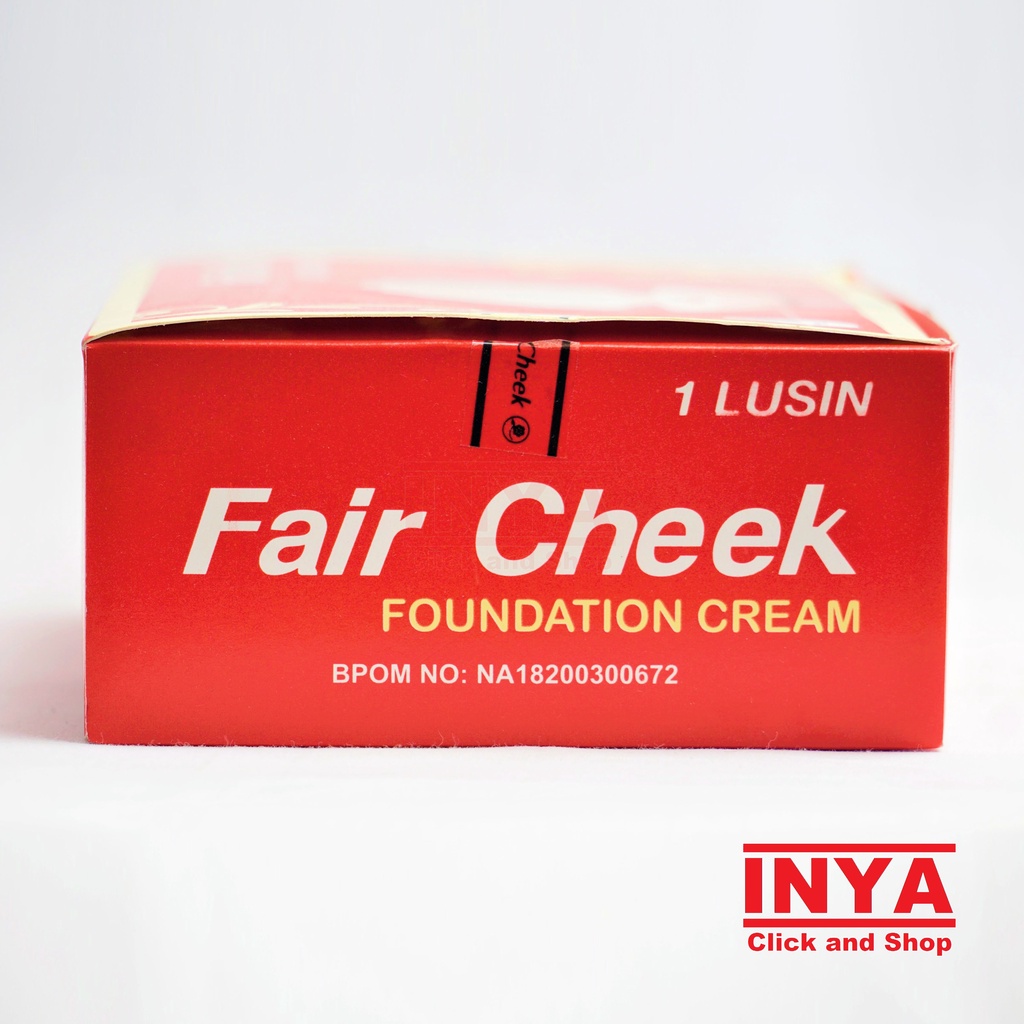 FAIR CHEEK Foundation Cream BOX 12x15gr - Krim Muka