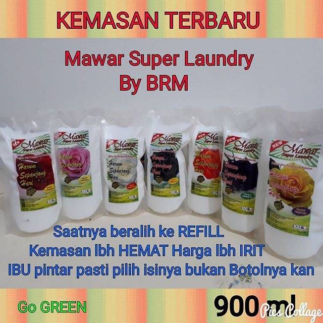 

Refil mawar super laundry