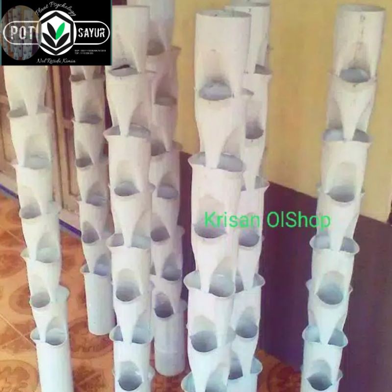 POT PARALON VERTIKAL POT BUNGA POT SAYUR VERTICULTURAL VEGETABLE POTS