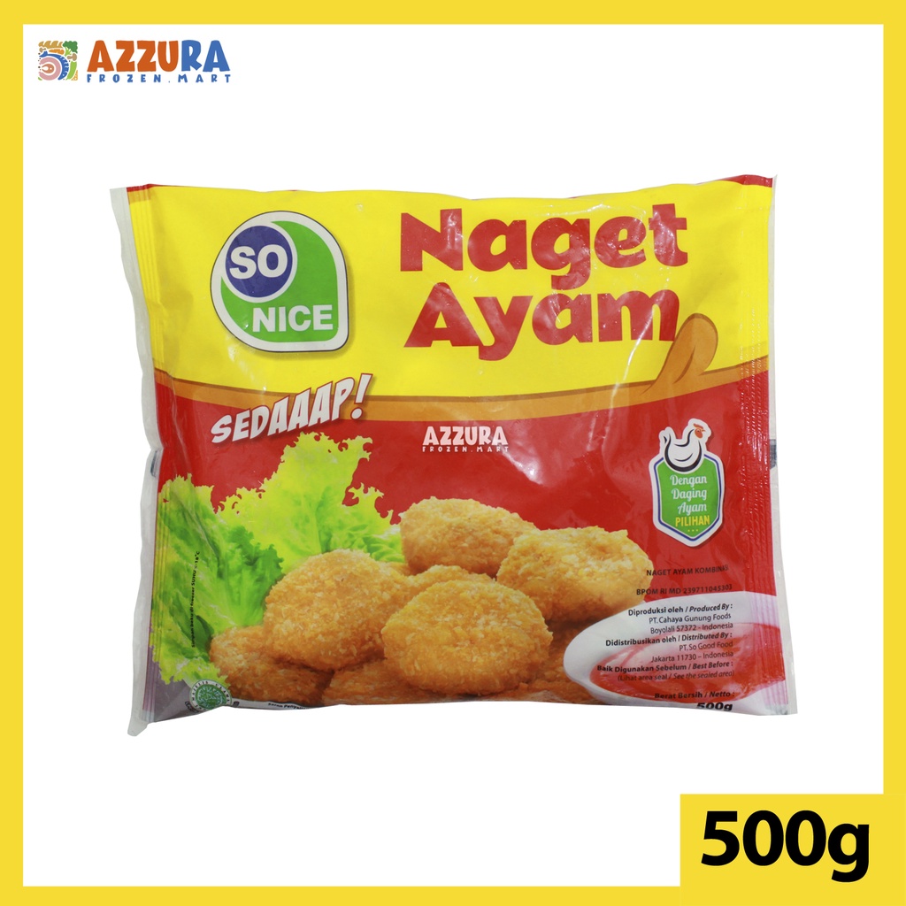 

So Nice Naget Ayam Sedap Chicken Nugget 500g