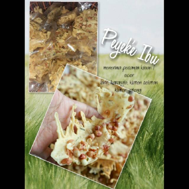 

Peyek kacang gurih dan renyah