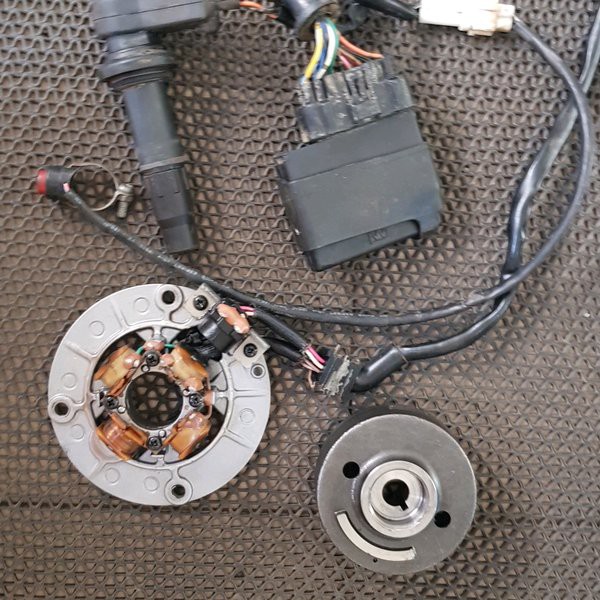 set Pengapian magnet sepul cdi koil original Japan Yamaha YZF YZ 250 4T