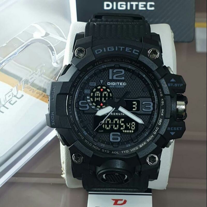 Jam tangan pria Digitec DG 2093 sport original tahan air