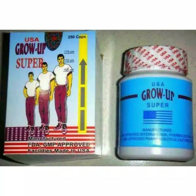 Obat Peninggi Badan ( Grow Up Super USA ) Pria / Wanita
