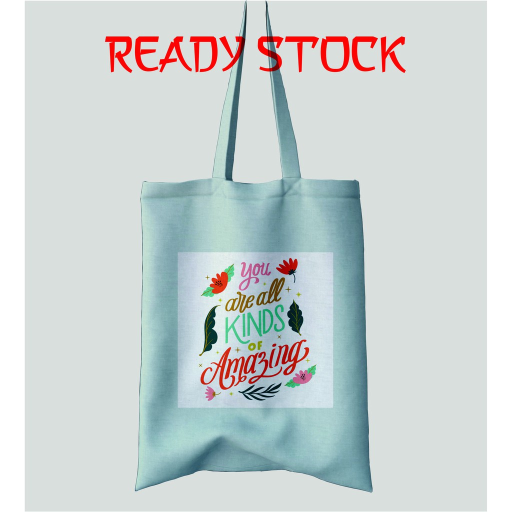 Totebag Premium - Canvas Drill - Bukan Blacu - Tas Fashion Wanita -  RS019