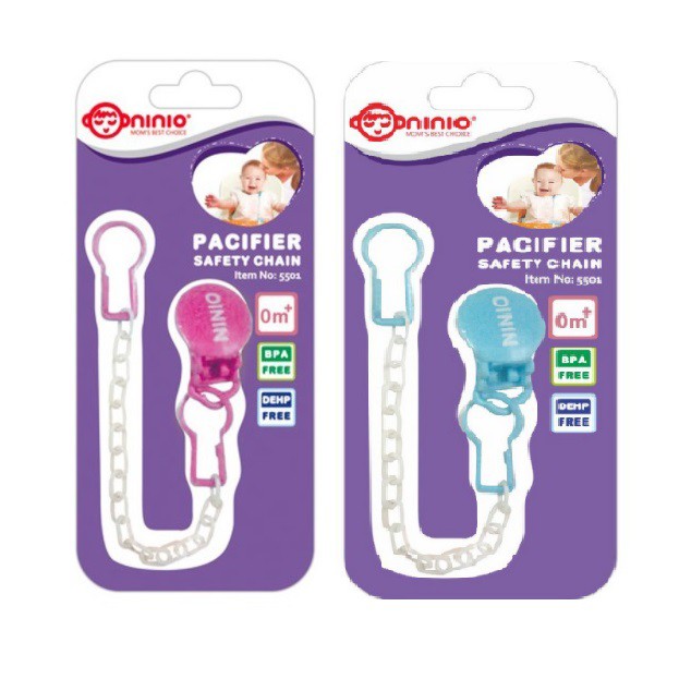 Ninio 5501 Pacifier Safety Chain Gantungan Empeng Bayi-BELLA SHOP