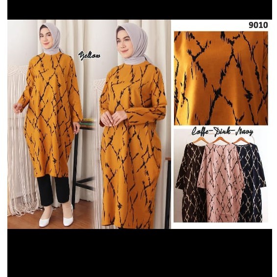 TUNIK JUMBO LINEN ABSTRAK